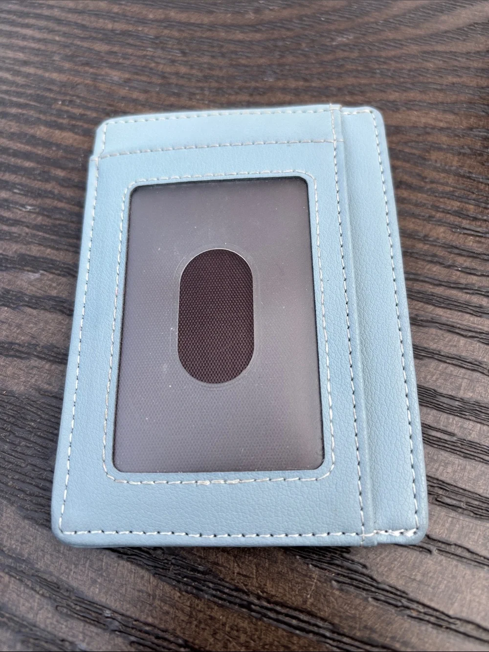 Travelambo Light Blue Slim Card Holder Wallet RFID blocking - Picture 2 of 8